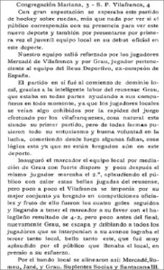 Crònica del Vendrell Portavoz Católico del 5 de juliol de 1953
