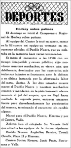 Crònica del Vendrell Portavoz Católico del 10 d'octubre de 1953