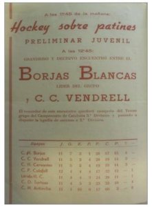 Programa del Centre Catequístic del 6 de febrer de 1955