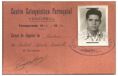 Fitxa d’hoquei del Centre Catequístic Parroquial del Vendrell, Temporada 1955-56