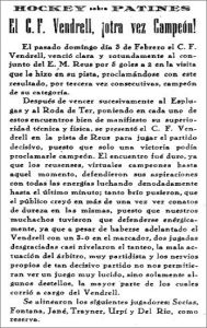 Crònica del Vendrell Portavoz Católico de la Villa del mes de febrer 1957