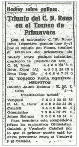 Crònica del Diario Español del 17 de juny de 1958