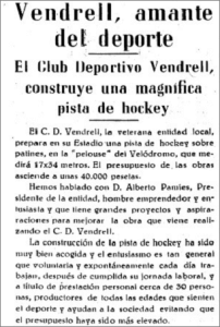 Crònica del Vendrell Portavoz Católico de la Villa del 23 d’agost de 1958