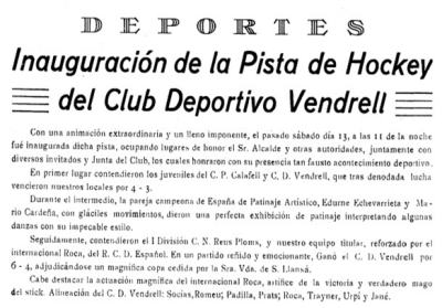 Crònica del Vendrell Portavoz Católico de la Villa del 27/09/1958