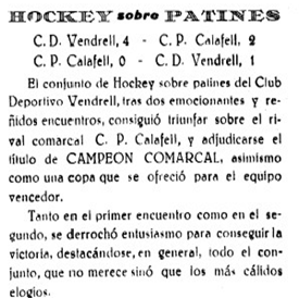 Crònica del Vendrell Portavoz Católico del 23 Juliol de 1960