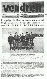 Portada de Vendrell Portavoz Católico de la Villa celebrant l’ascens del CE Vendrell a Primera Divisió