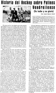 Article del 9 de Febrer del 1963 a la revista quinzenal Vendrell Portavoz Católico de la Villa - I