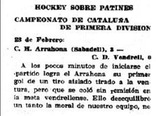 Crònica de Vendrell Portavoz Católico de la Villa del 7 de març 1964 - I