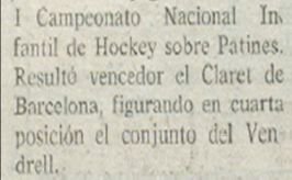 Crònica del diari Diario Español  del 24 de Maig de 1966
