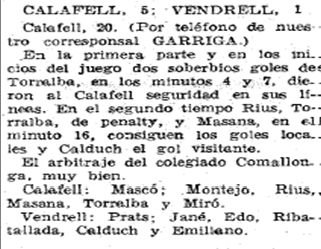Crònica del diari El Mundo Deportivo del 21 de març de 1966 - I