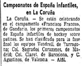 Crònica del diari La Vanguardia del 22 de maig de 1966