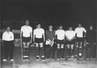 Partit nocturn jugat a la Pista del Velòdrom el 1966
