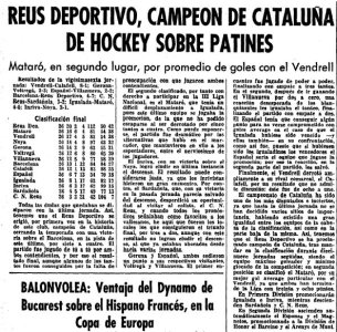 Crònica del diari La Vanguardia del 21 de març de 1967